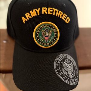 Army Retired Black Hat